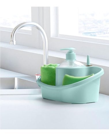 Estropajero con Dosificador Pastel