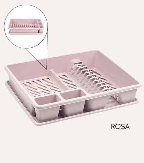 Escurreplatos Rectángular de Plastic Forte