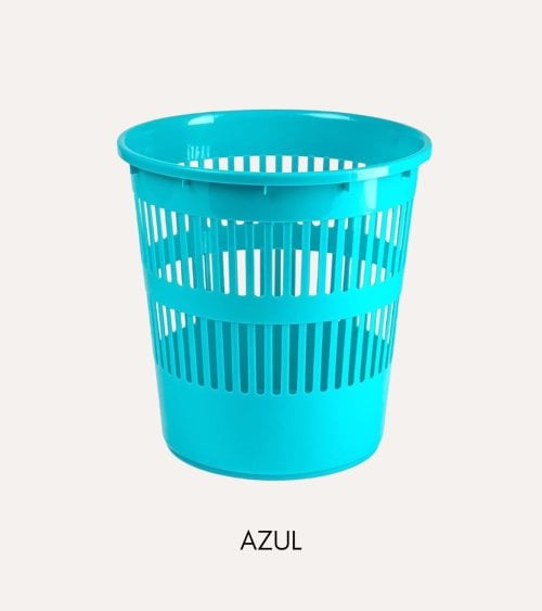 Papelera Neón Rejilla de Plástico