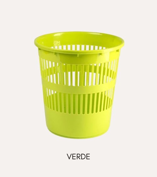 Papelera Neón Rejilla de Plástico