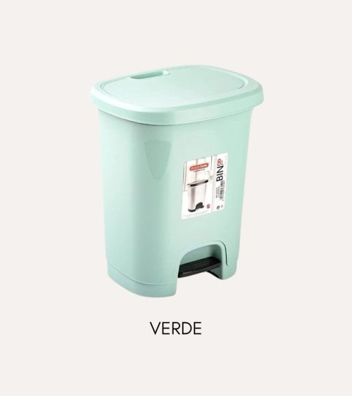 Cubo de Pedal Pastel Plastic Forte