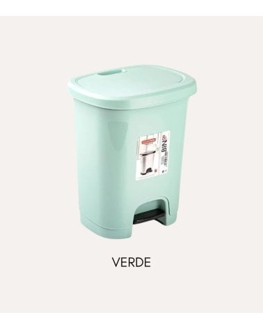 Cubo de Pedal Pastel Plastic Forte