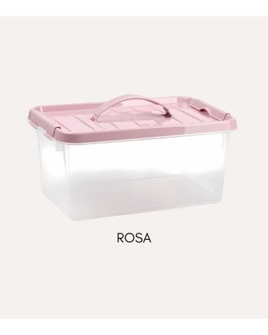 Caja Hermética con Asa Pastel