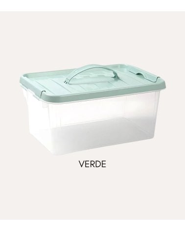 Caja Hermética con Asa Pastel