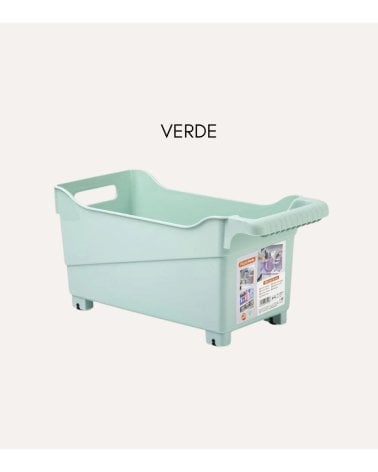 Cesta Multiusos con Ruedas Pastel