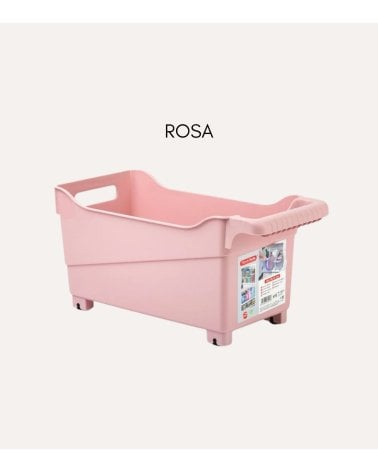 Cesta Multiusos con Ruedas Pastel