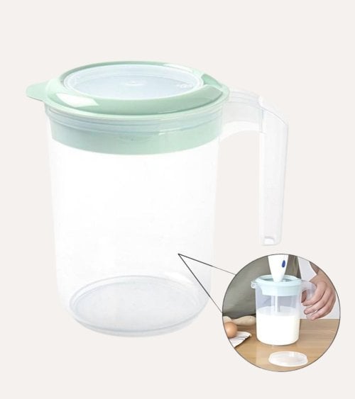 Jarra para Batir de Plástico Pastel