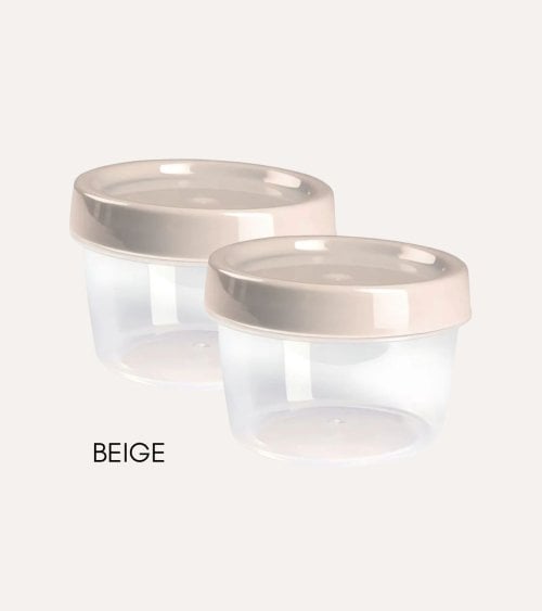 Set de 2 Fiambreras Redondas Pastel