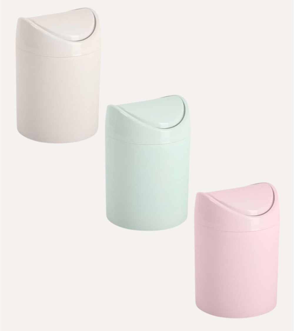 Papelera Tiny de 1,4 L Pastel
