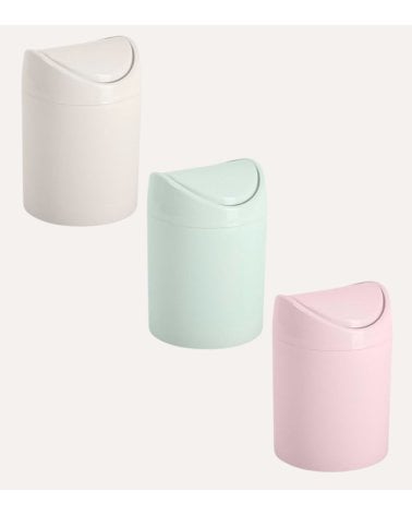 Papelera Tiny de 1,4 L Pastel