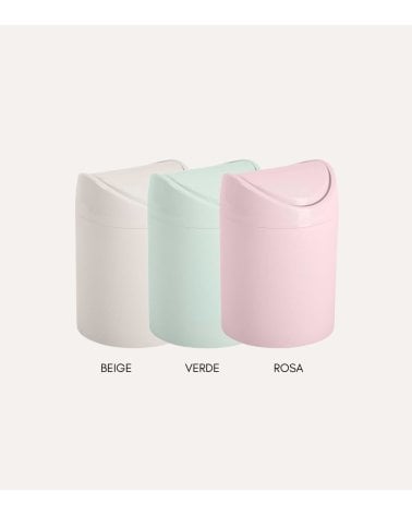 Papelera Tiny de 1,4 L Pastel