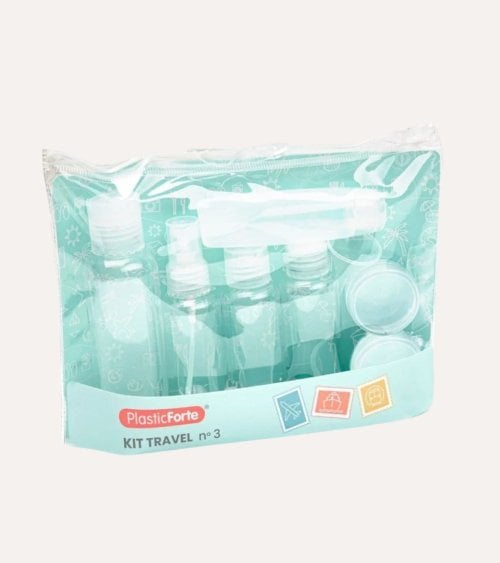 Set de Botellas y Neceser de viaje Travel Kit