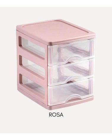 Cajonera Turia con 3 Cajones Pastel