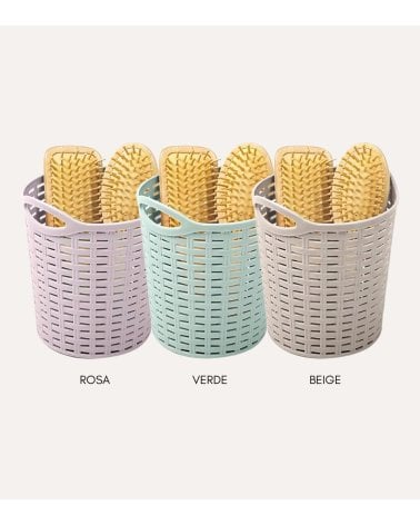Cesta Alta con Asas para Ordenación Pastel