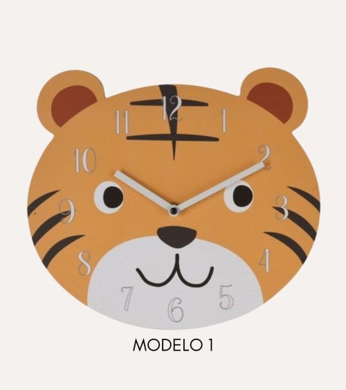Reloj de Animales para Habitación Infantil