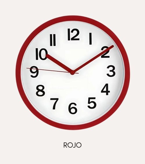 Reloj de Pared Loly de Plástico