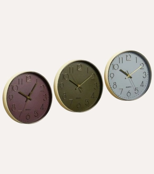 Reloj de Pared Laurie Dorado