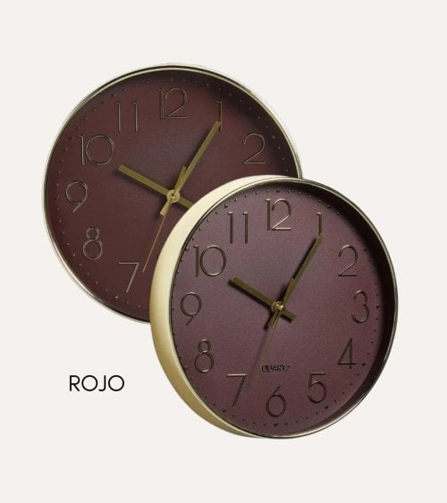 Reloj de Pared Laurie Dorado