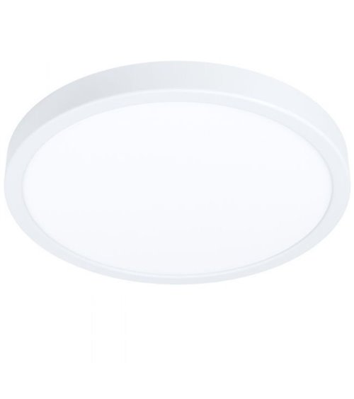 Plafón LED Redondo de Metal y Plástico