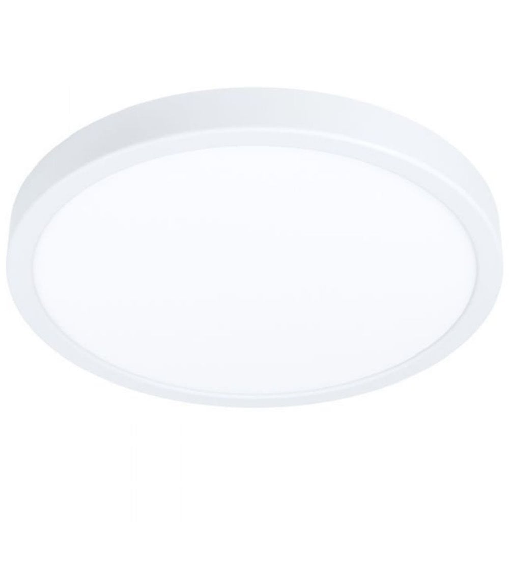 Plafón LED Redondo de Metal y Plástico