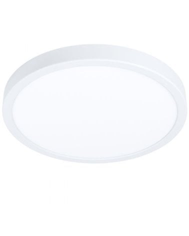 Plafón LED Redondo de Metal y Plástico