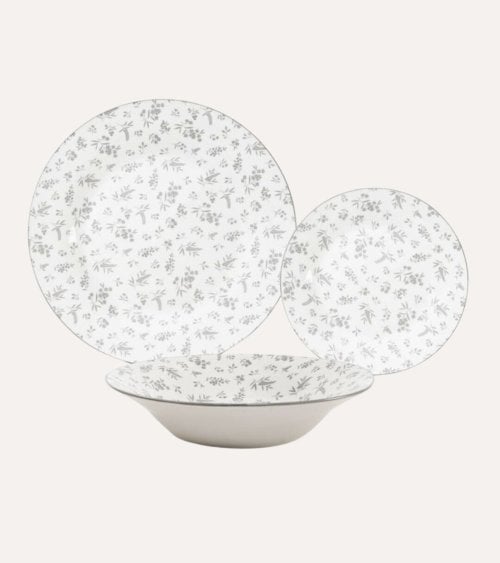 Vajilla de 18 Piezas Grey...