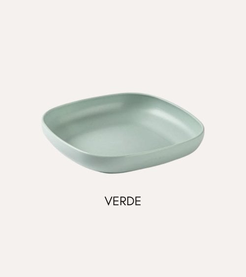 Plato Cuadrado Stilo de Plástico