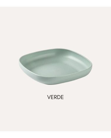 Plato Cuadrado Stilo de Plástico