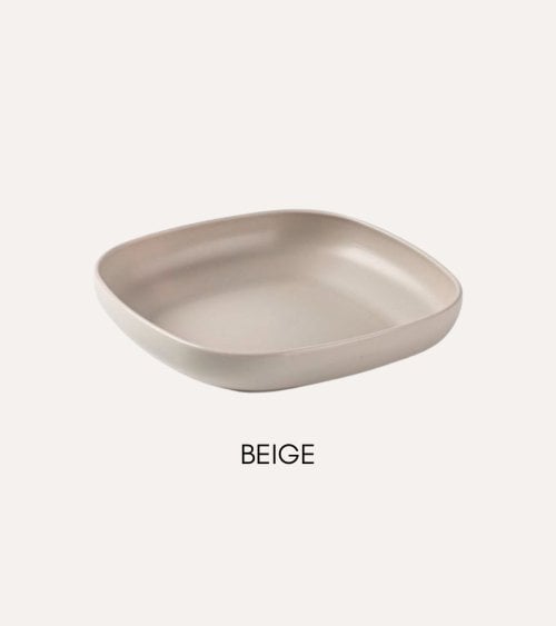 Plato Cuadrado Stilo de Plástico