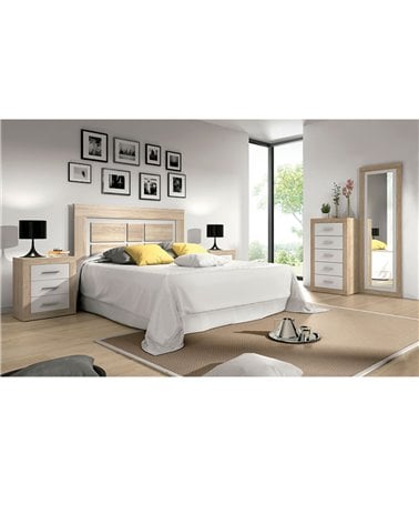 Mesita de Noche con Tres Cajones Lara