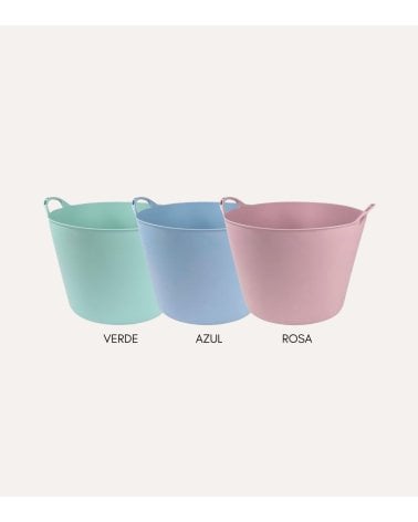 Cesta Multiuso Colors Flexible con Asas