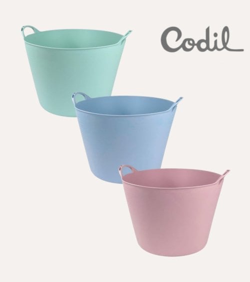 Cesta Multiuso Colors Flexible con Asas