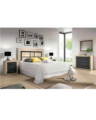 Mesita de Noche con Tres Cajones Lara