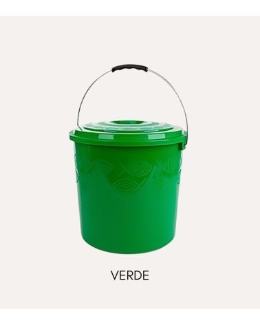 Cubo con Tapa con Diseño de Peces para Juguetes