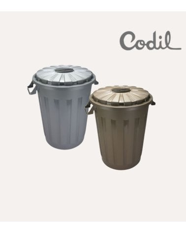 Contenedor de Basura con Tapa y Asas