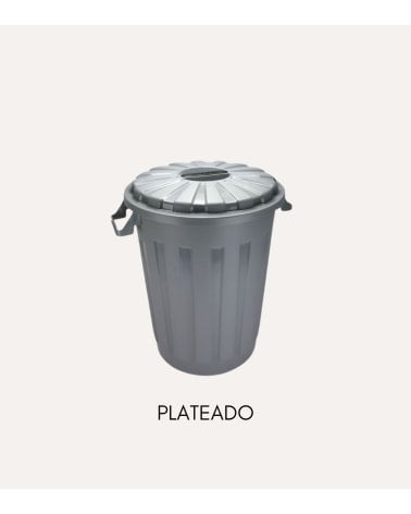 Contenedor de Basura con Tapa y Asas