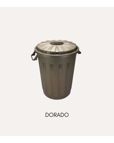 Contenedor de Basura con Tapa y Asas