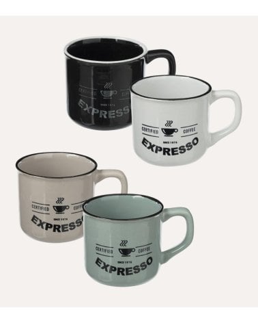 Taza Esmaltada Bistrot de Loza