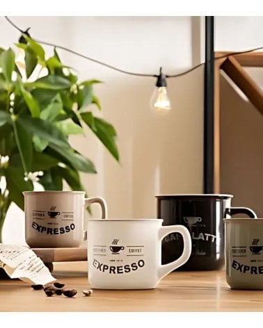 Taza Esmaltada Bistrot de Loza