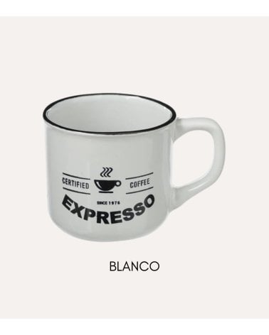 Taza Esmaltada Bistrot de Loza