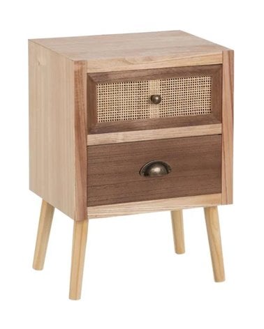 Mesita de Noche con Patas Modelo Sasha