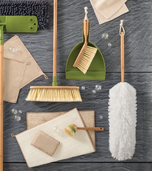 Plumero de Microfibra con Mango de Bambú