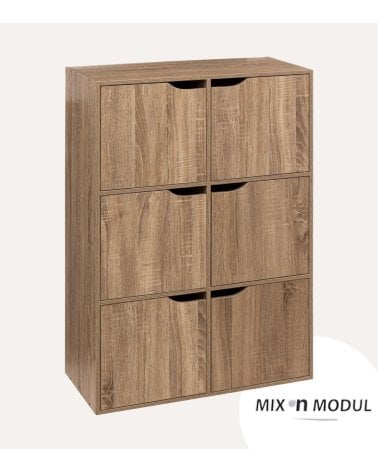 Estantería Mix N'modul de 6 Modulos con Puertas