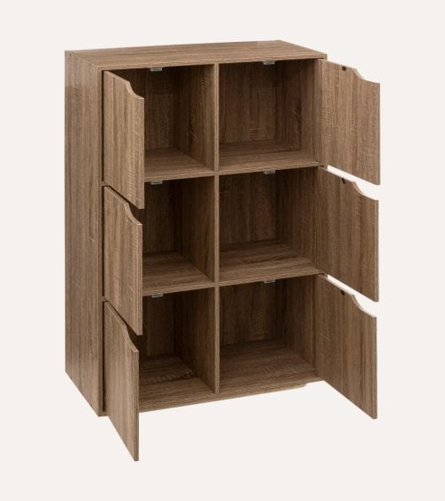 Estantería Mix N'modul de 6 Modulos con Puertas