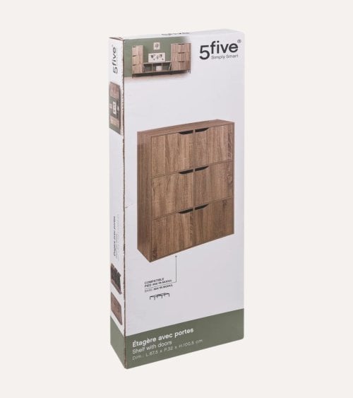 Estantería Mix N'modul de 6 Modulos con Puertas