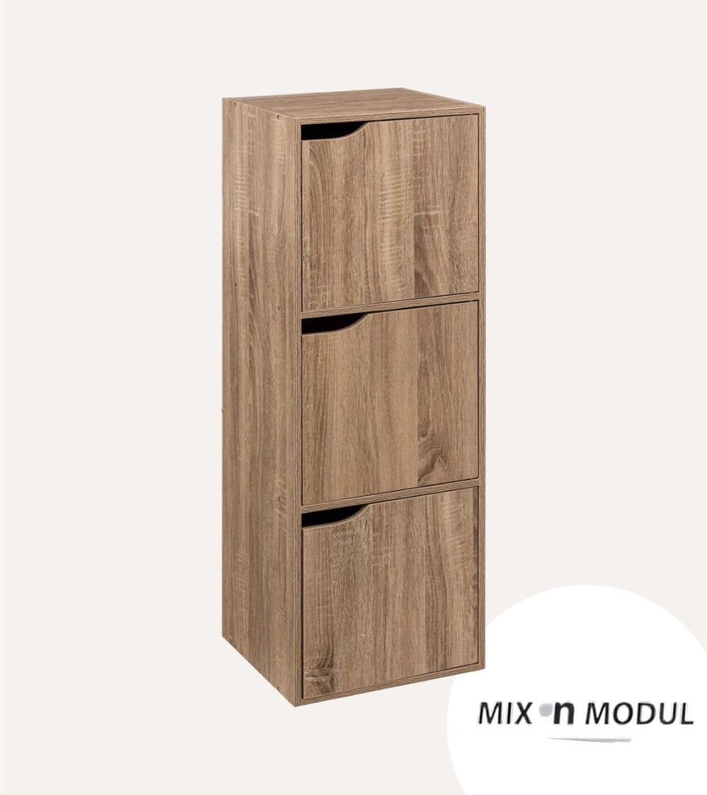 Estantería Mix n'modul de 3 Módulos con Puertas
