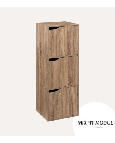 Estantería Mix n'modul de 3 Módulos con Puertas