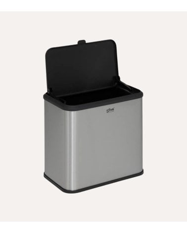 Cubo de Basura Compost de Acero Inox y PP