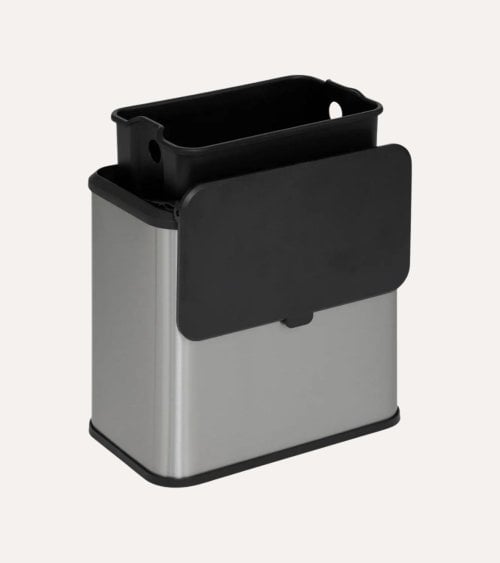 Cubo de Basura Compost de Acero Inox y PP