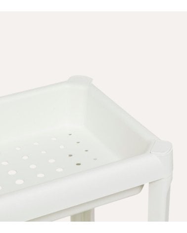 Estante Estrecho de 3 Niveles con Ruedas